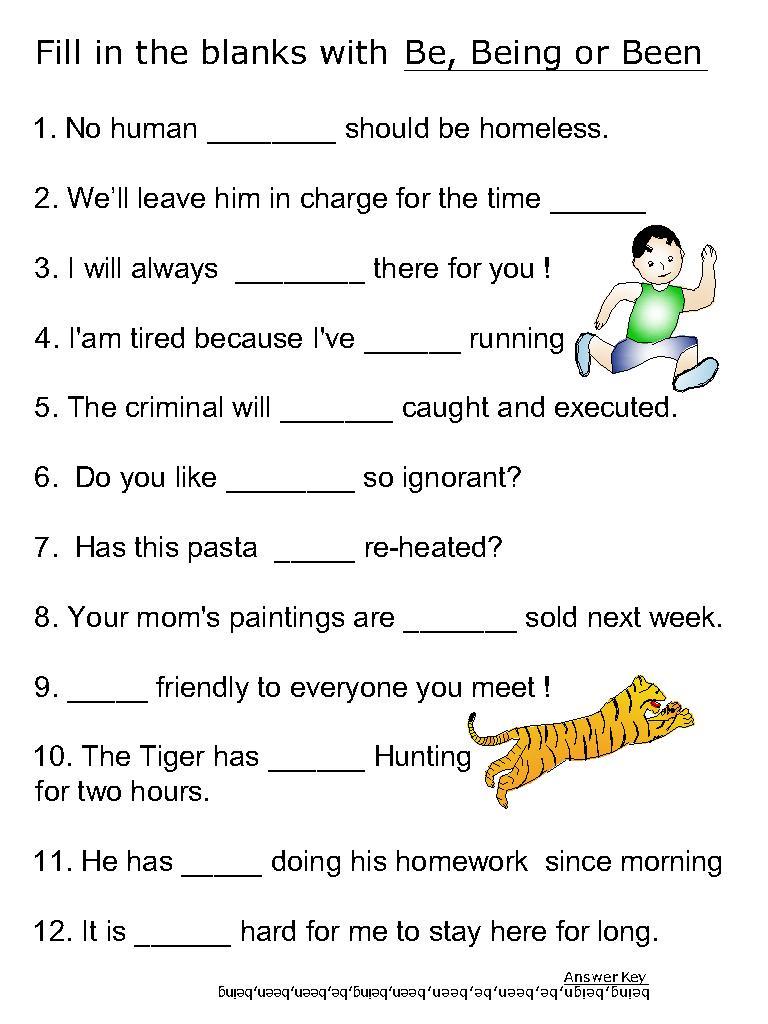 verbs-to-be-worksheets