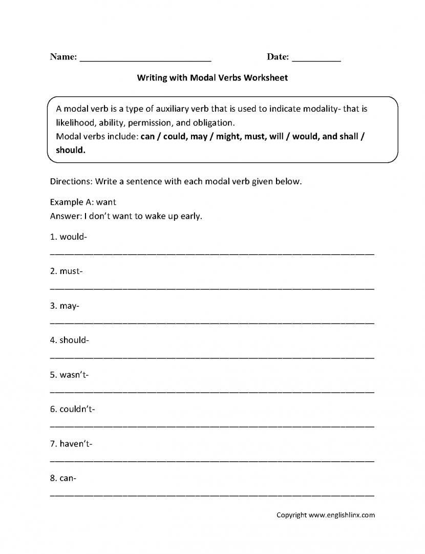 Irregular Verbs 2nd Grade Worksheets