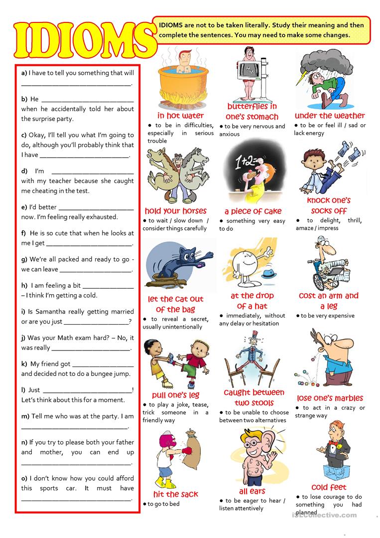 idioms-worksheets-kids