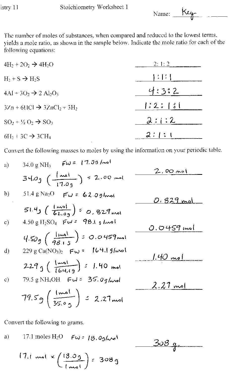 Chemistry Worksheet Answers  olympiapublishers.com Intended For Chemistry Atomic Structure Worksheet
