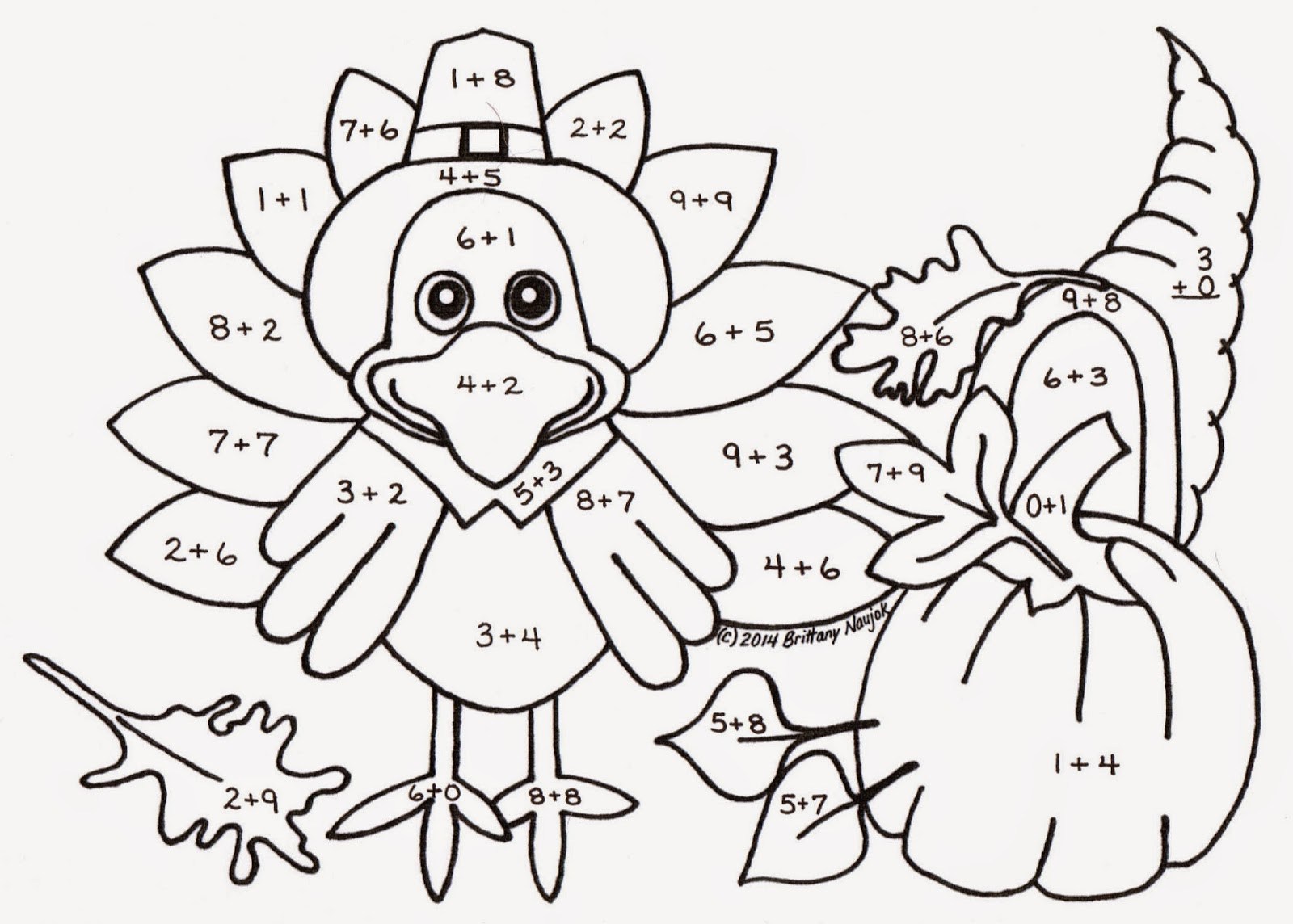 thanksgiving-addition-worksheets-for-first-grade