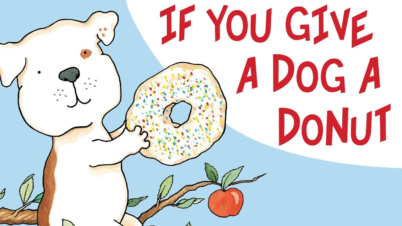 If You Give A Dog A Donut Clipart