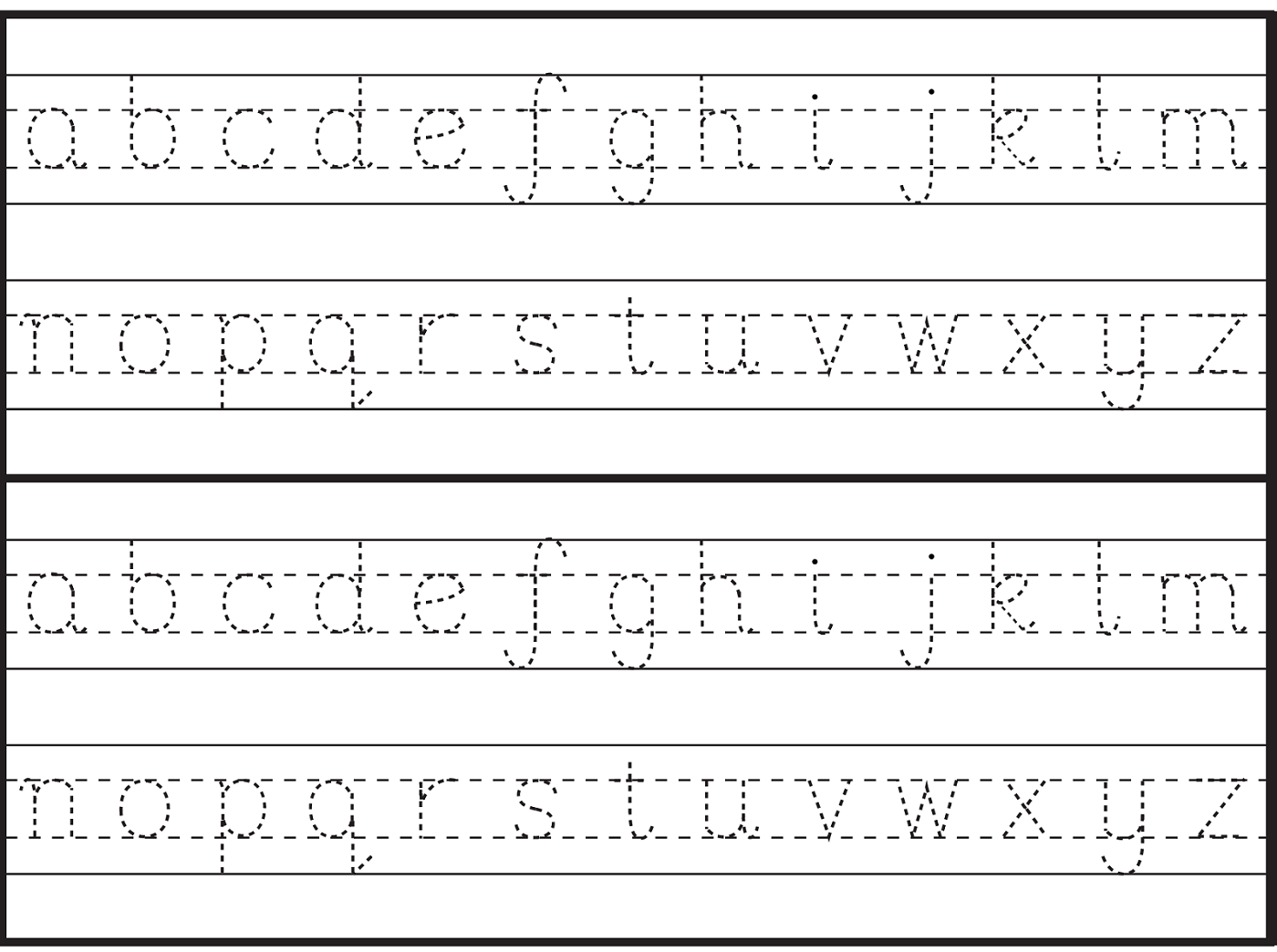 Childrens Printable Alphabet Worksheets Letters Sheets English