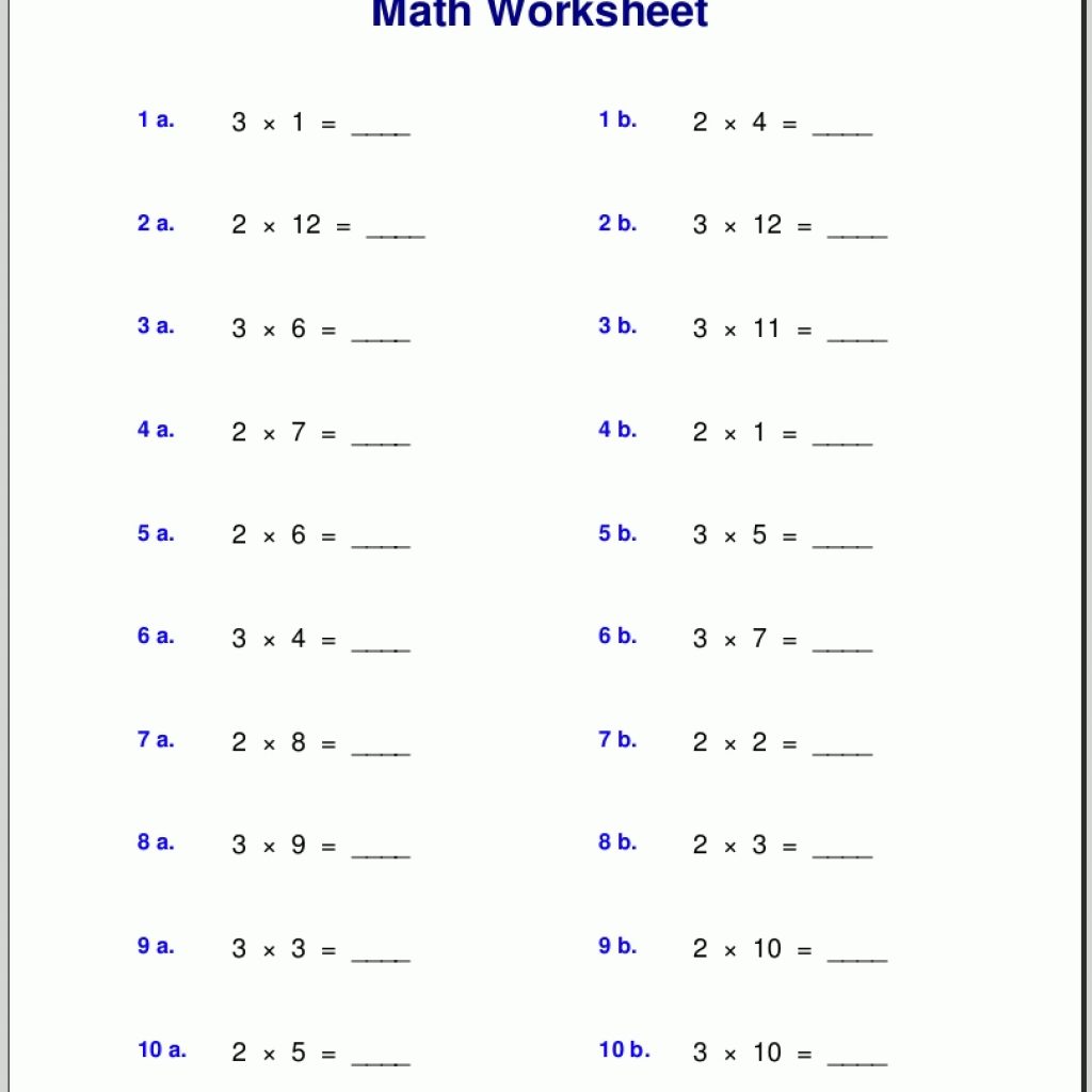 Sample Kumon Math Worksheets