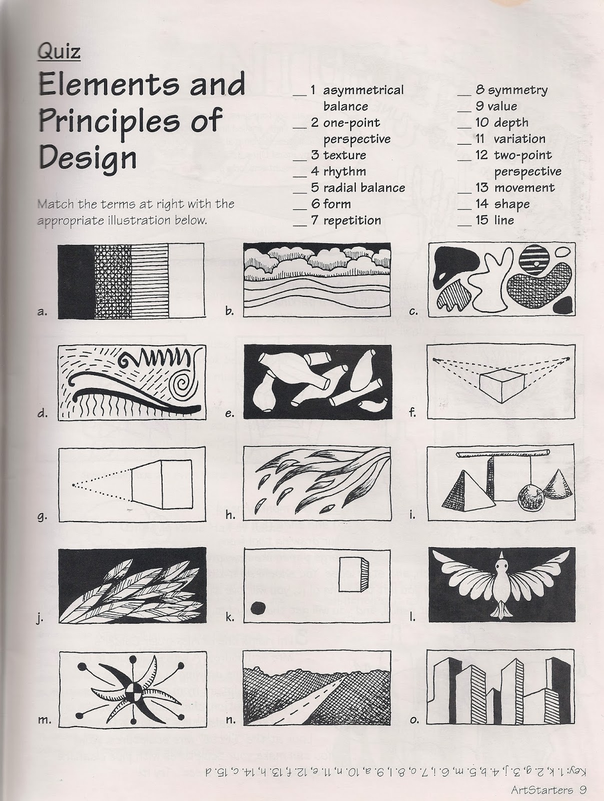 Worksheets  Principles Of Design Worksheet  Cricmag Free