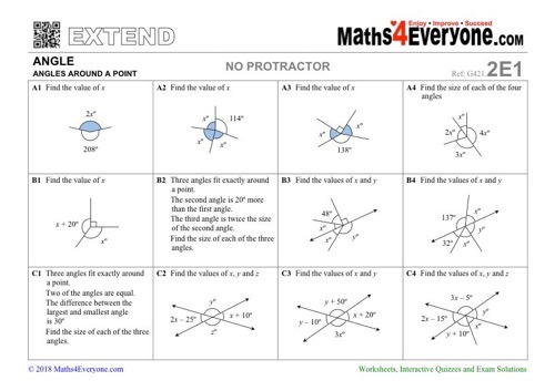 Maths Worksheets [primary And Secondary]