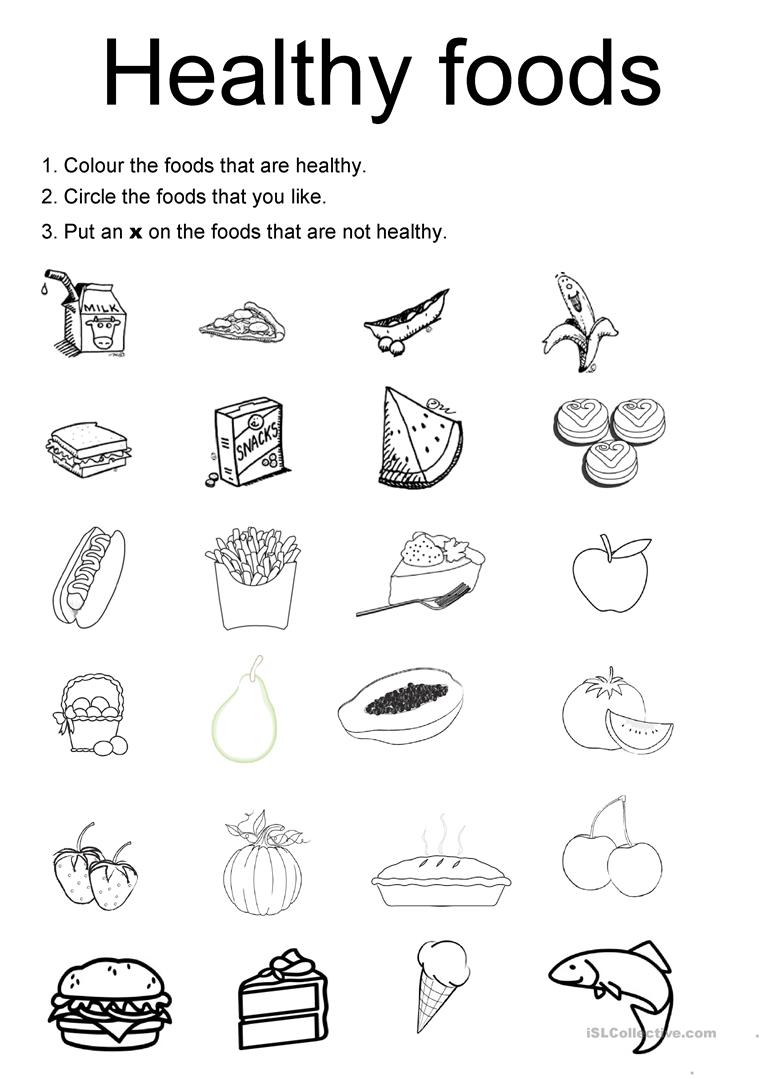 53 Free Esl Foods Worksheets