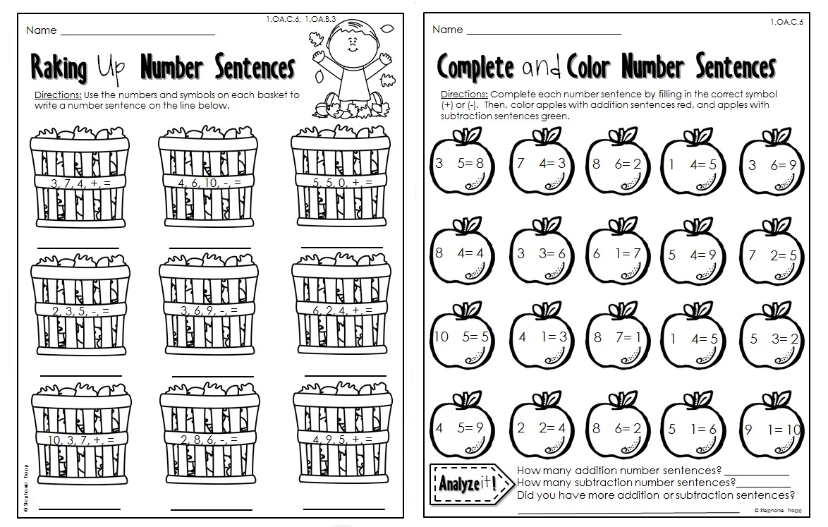 Addition Coloring Pages Grade Primary Subtraction Worksheets Math