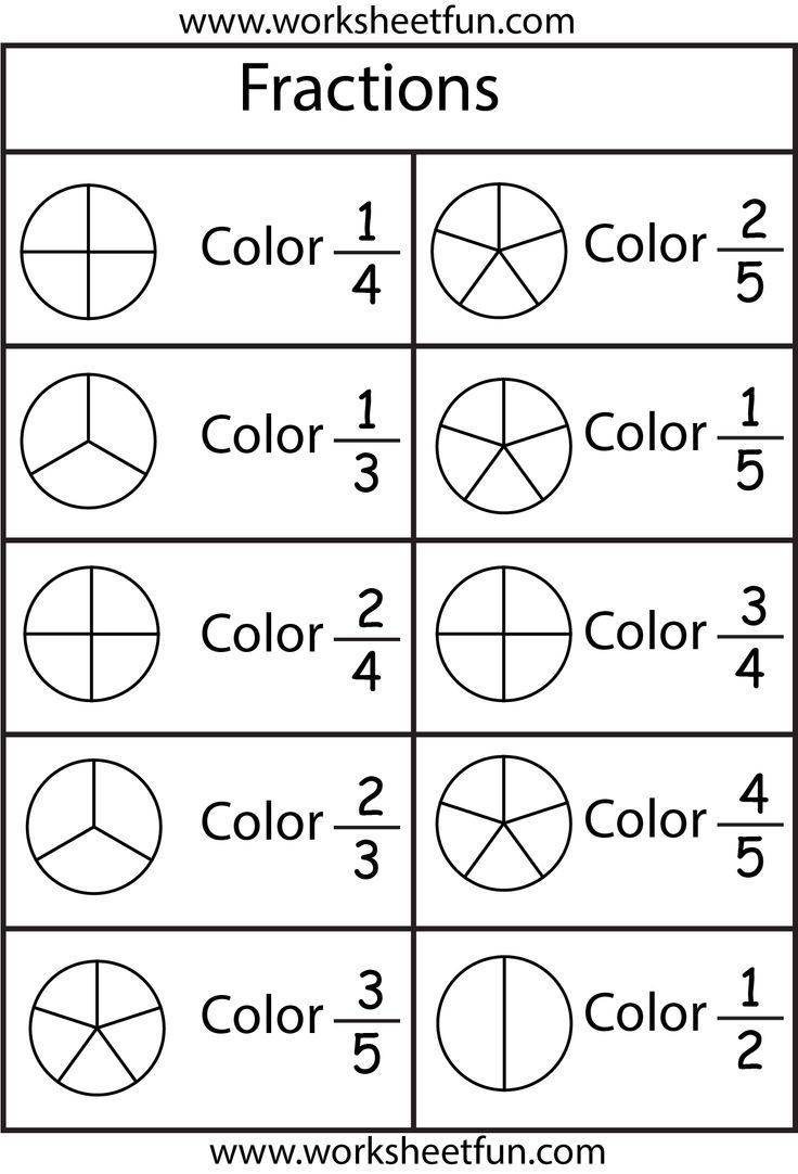 Best 25+ Learning Fractions Ideas On Worksheets Samples