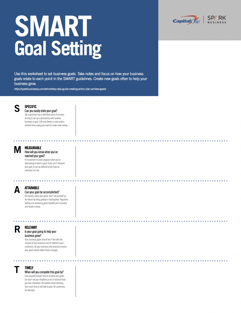 Building A Small Business Using Smart Goals