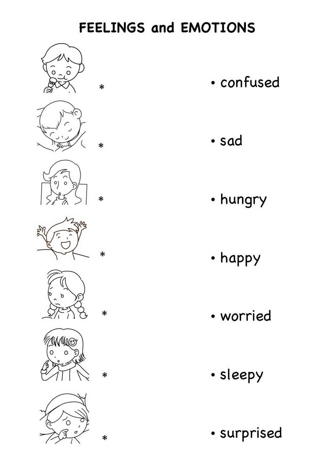 Emotion Worksheet Free Worksheets Library | Worksheets Samples