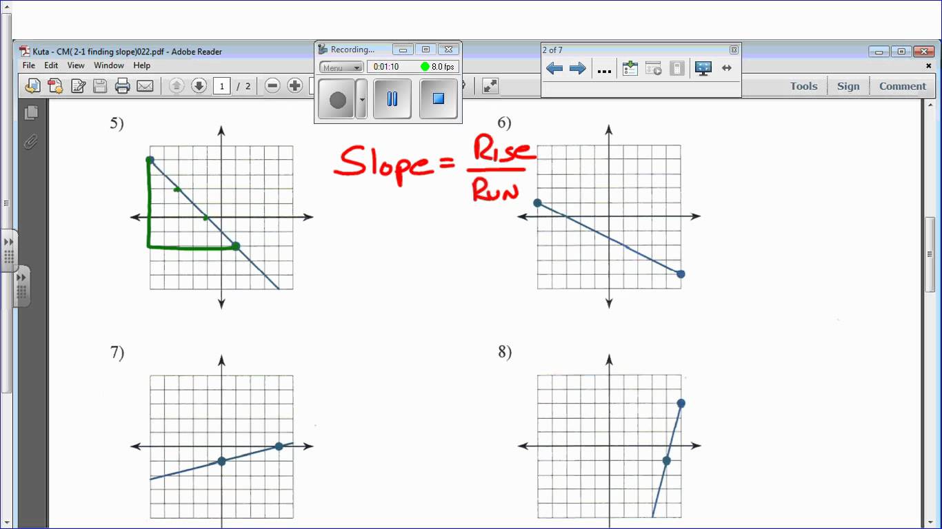 Finding Slope From A Graph Worksheet Free Worksheets Library