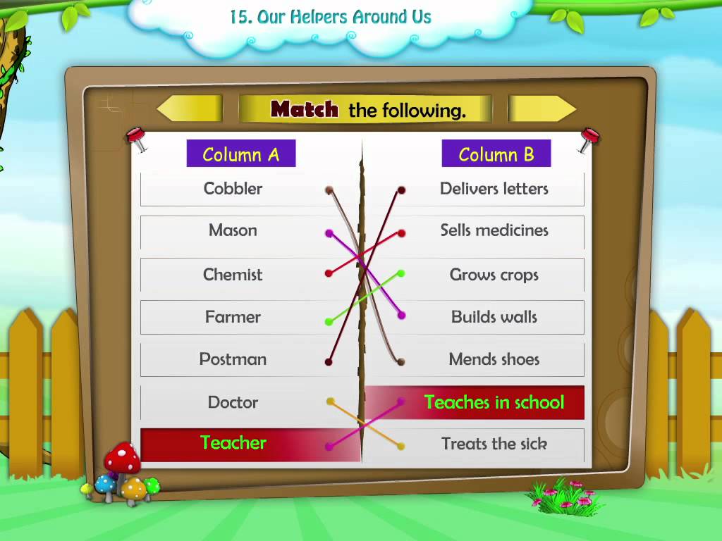 Learn Grade 2 Evs Our Helpers Youtube Community Workers Lesson