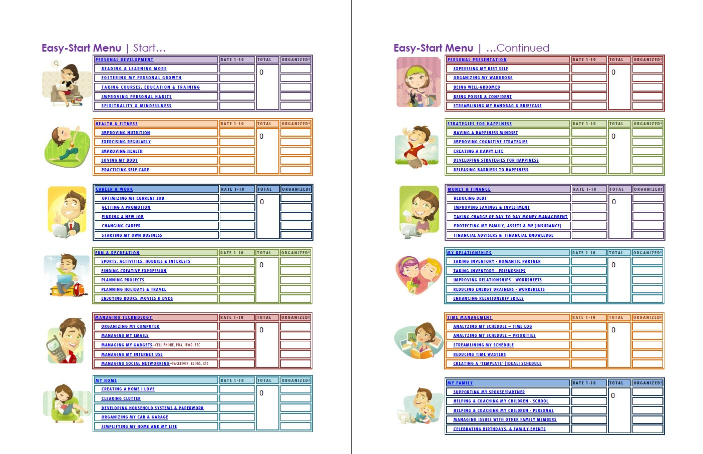 Life Goals Worksheet