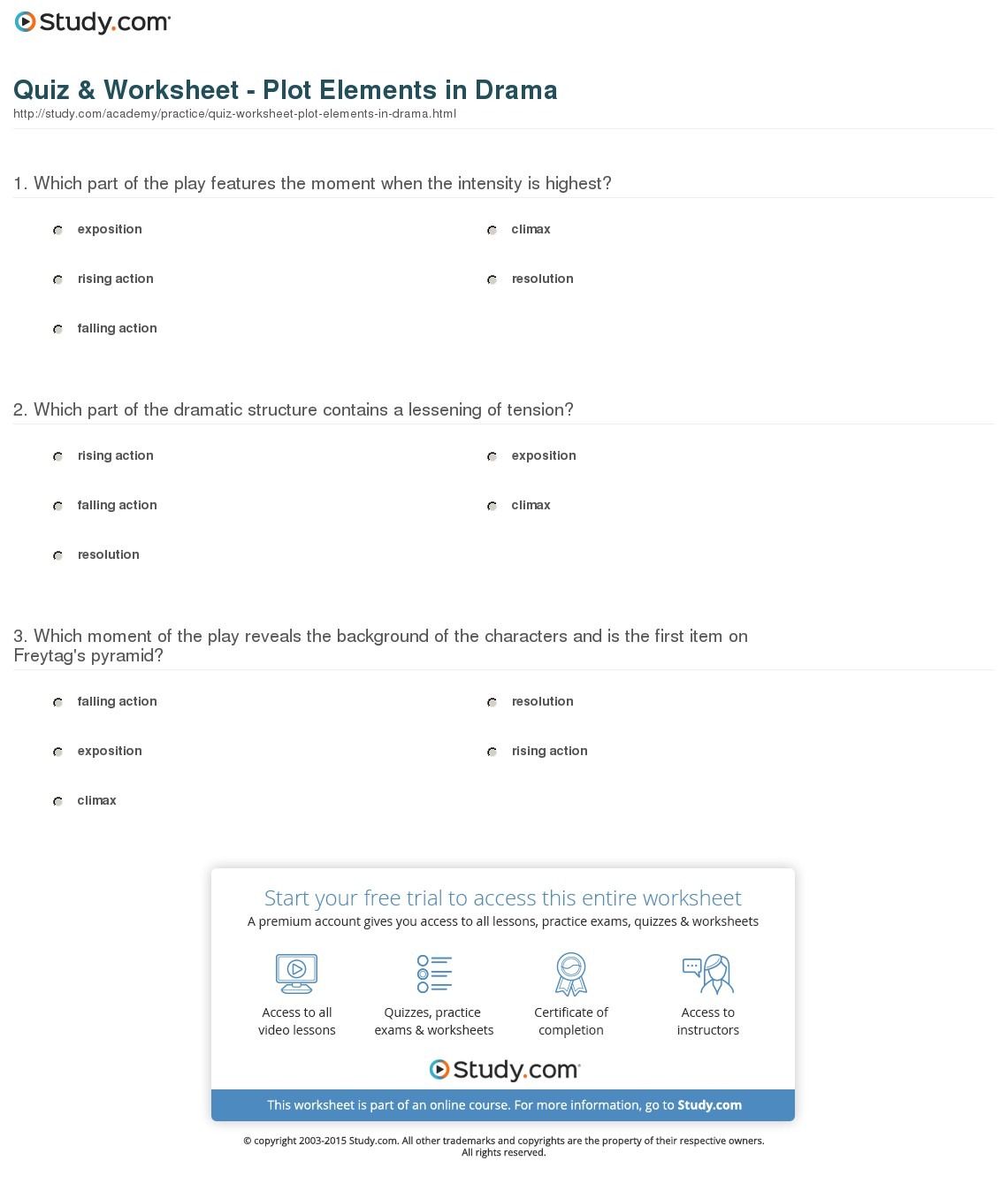 Quiz & Worksheet