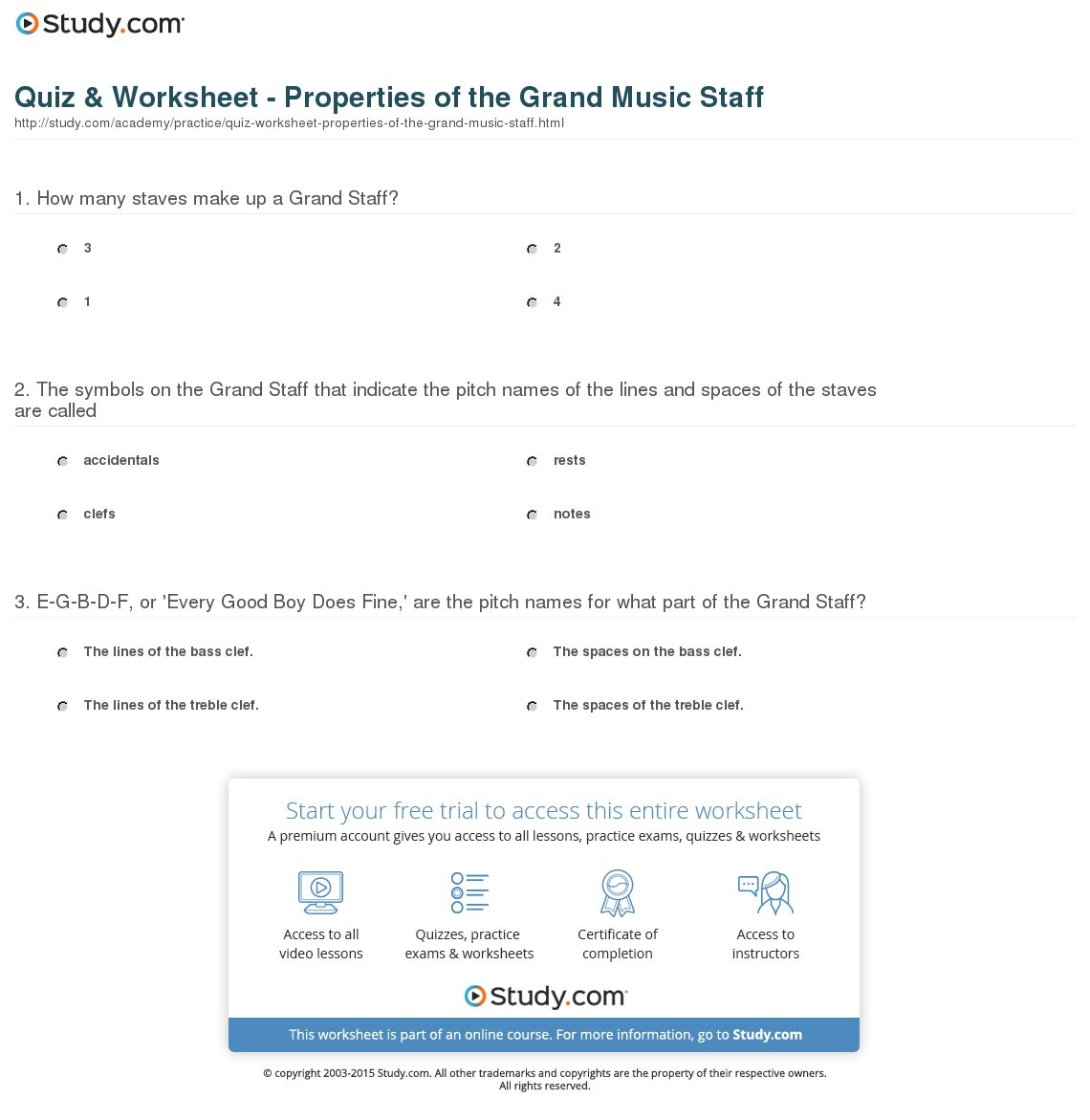 Quiz & Worksheet