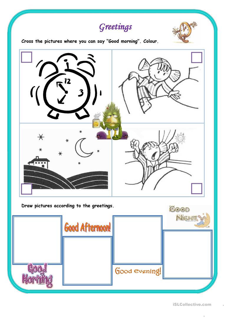 35 Free Esl Morning Worksheets