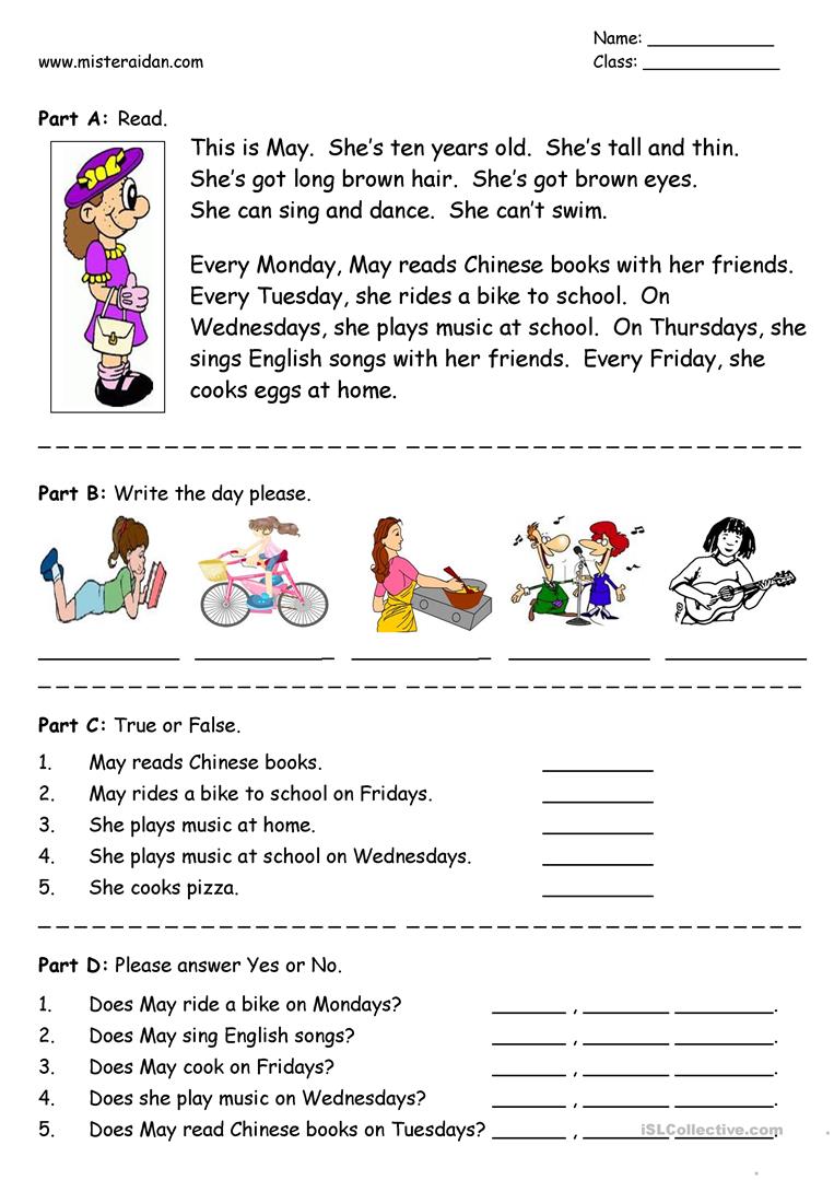 70 000+ Free Esl, Efl Worksheets Made By Teachers For Teachers
