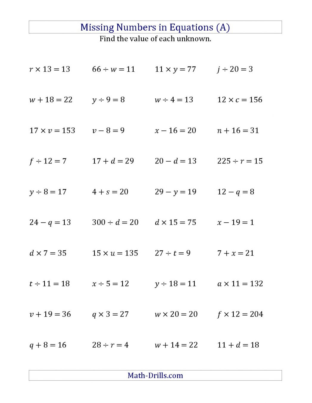 A