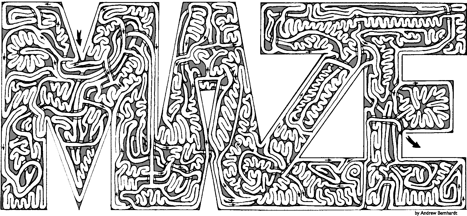 Drawn Maze Medium
