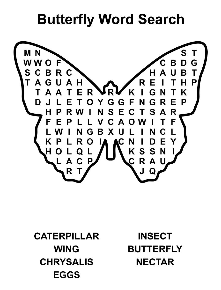 Easy Word Search Printable