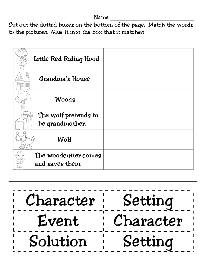 First Grade Funtastic  Little Red Riding Hood