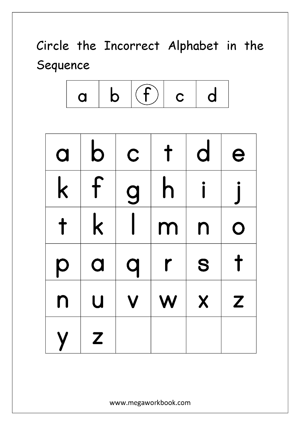 Free English Worksheets