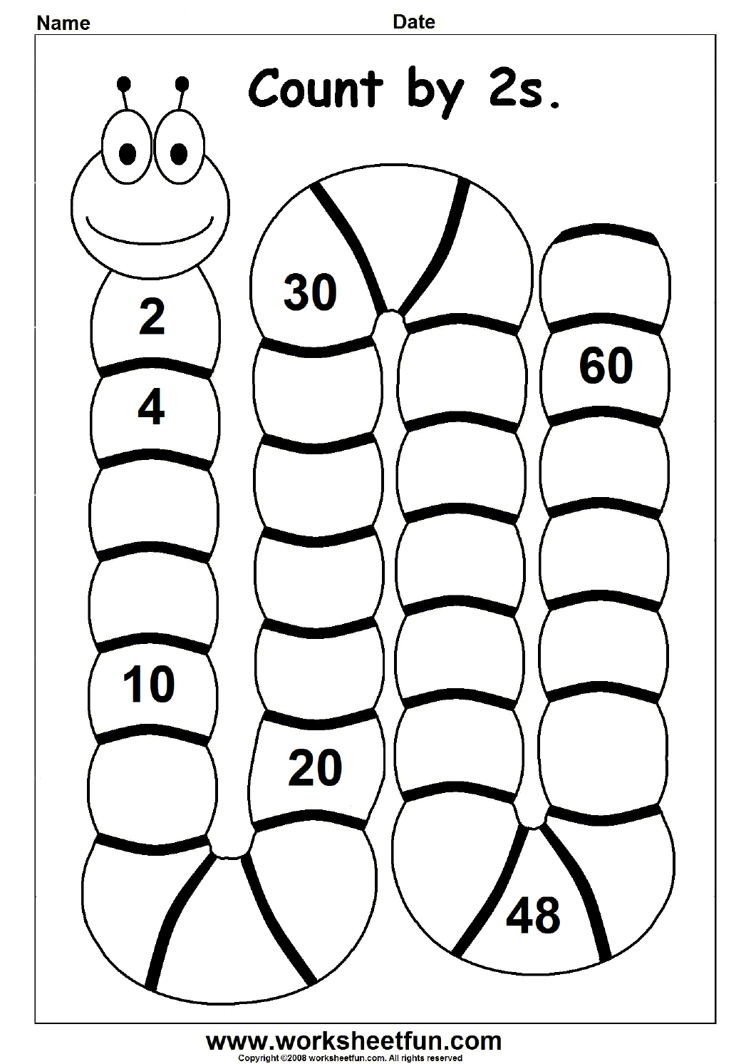 I Am Learning To Count Forwards And Backwards In 2's