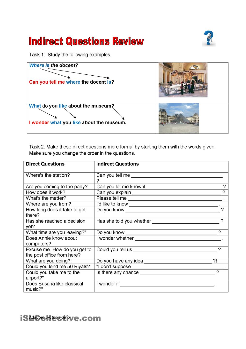 Indirect Questions