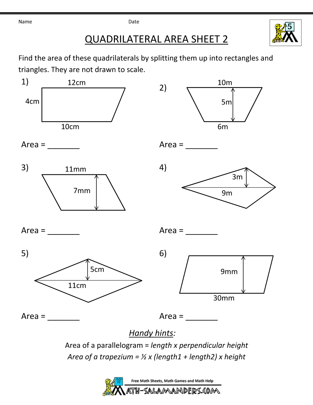 Math Practice Worksheets