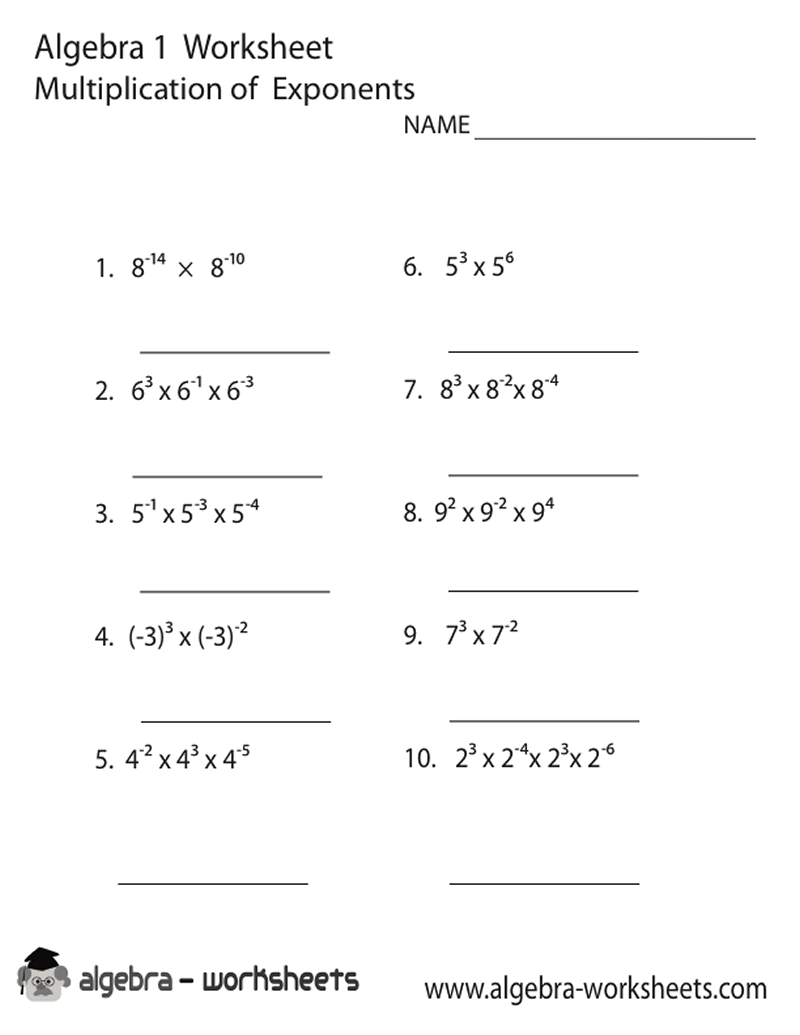 Math Worksheets 9th Grade