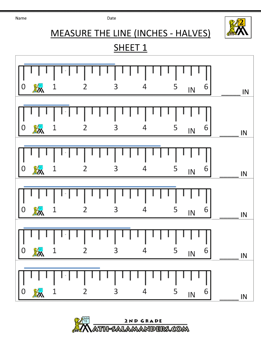 Measurement Math Worksheets