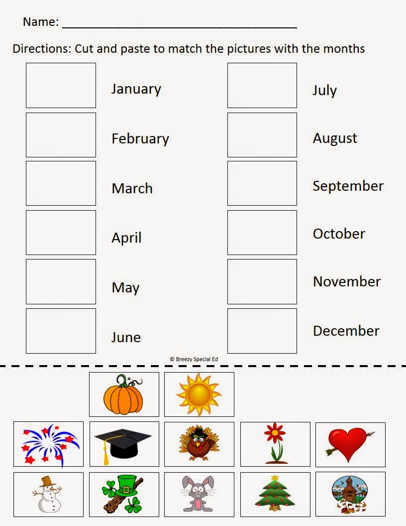 Monthly Calendar Worksheets + August Freebies!