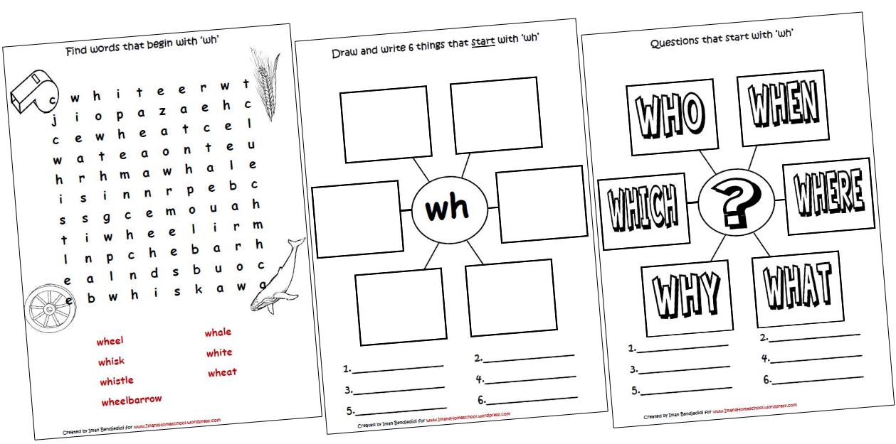 New 498 Phonics Worksheets Wh Sound