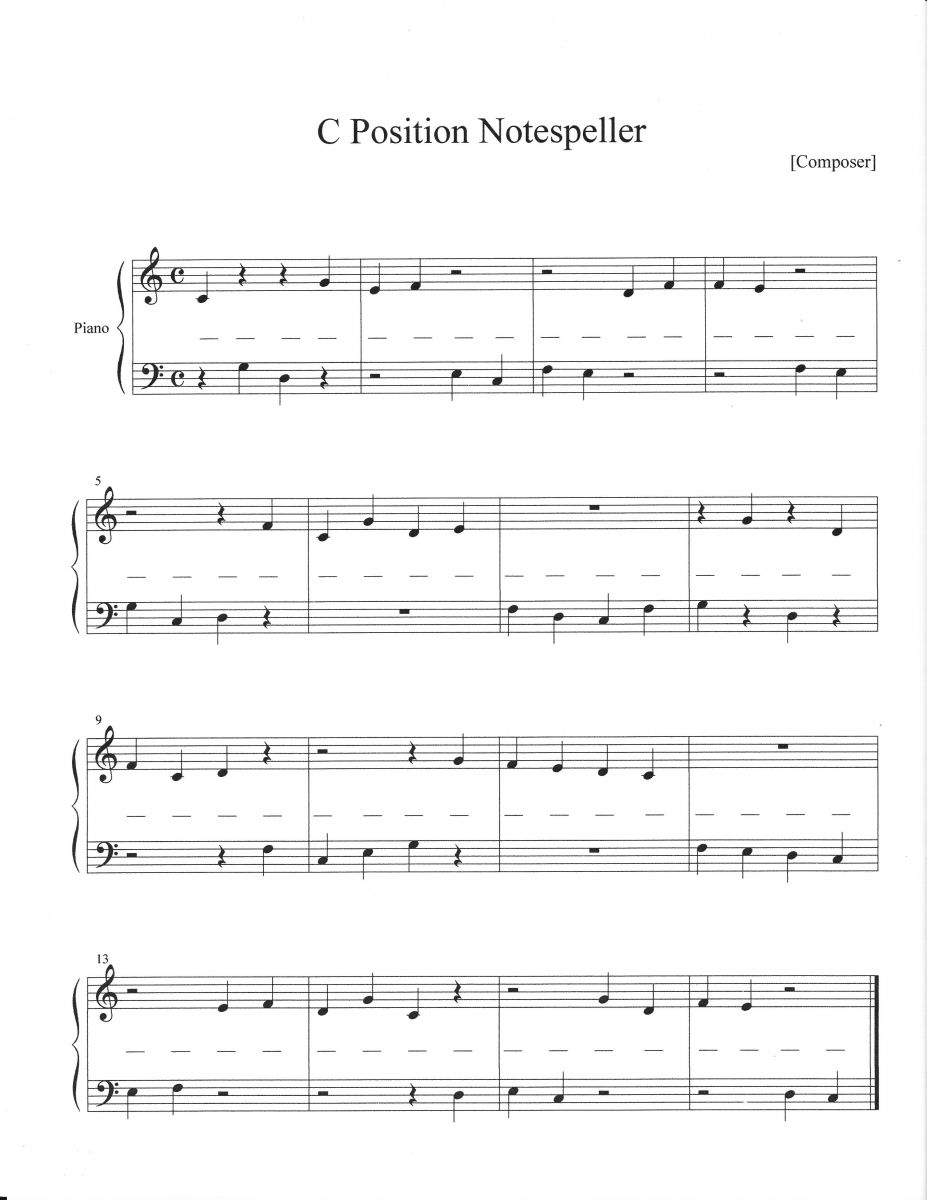 Piano Notes Worksheet Free Worksheets Library