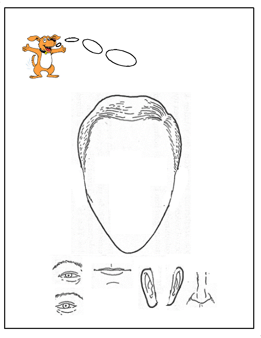 Preschool Five Sense Worksheets (5) Â« Funnycrafts