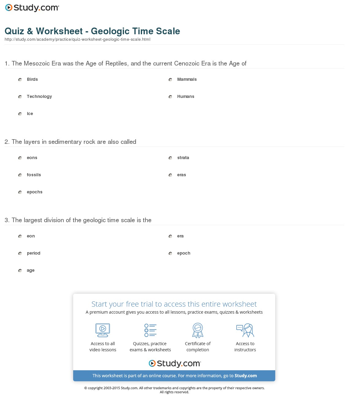 Quiz & Worksheet