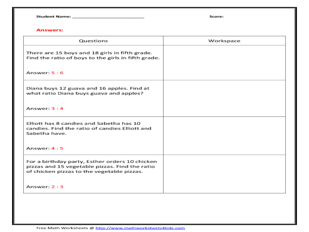 ratio tables sugar story 4th grade ratio tables sugar story 4th grade