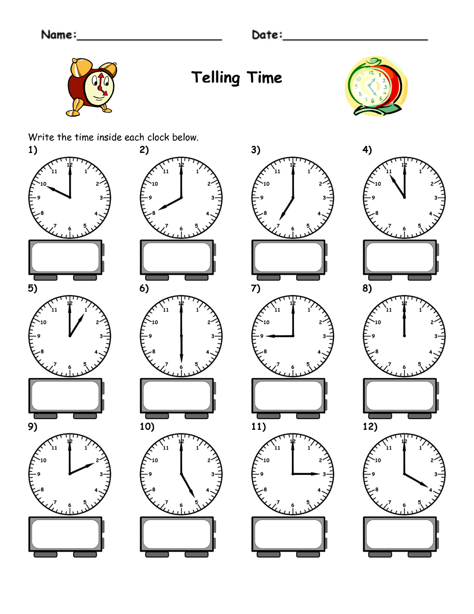 Time For Kids Worksheets Free Worksheets Library