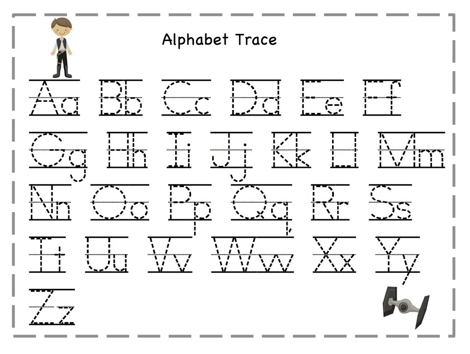 Tracing Letters Worksheet Free Download