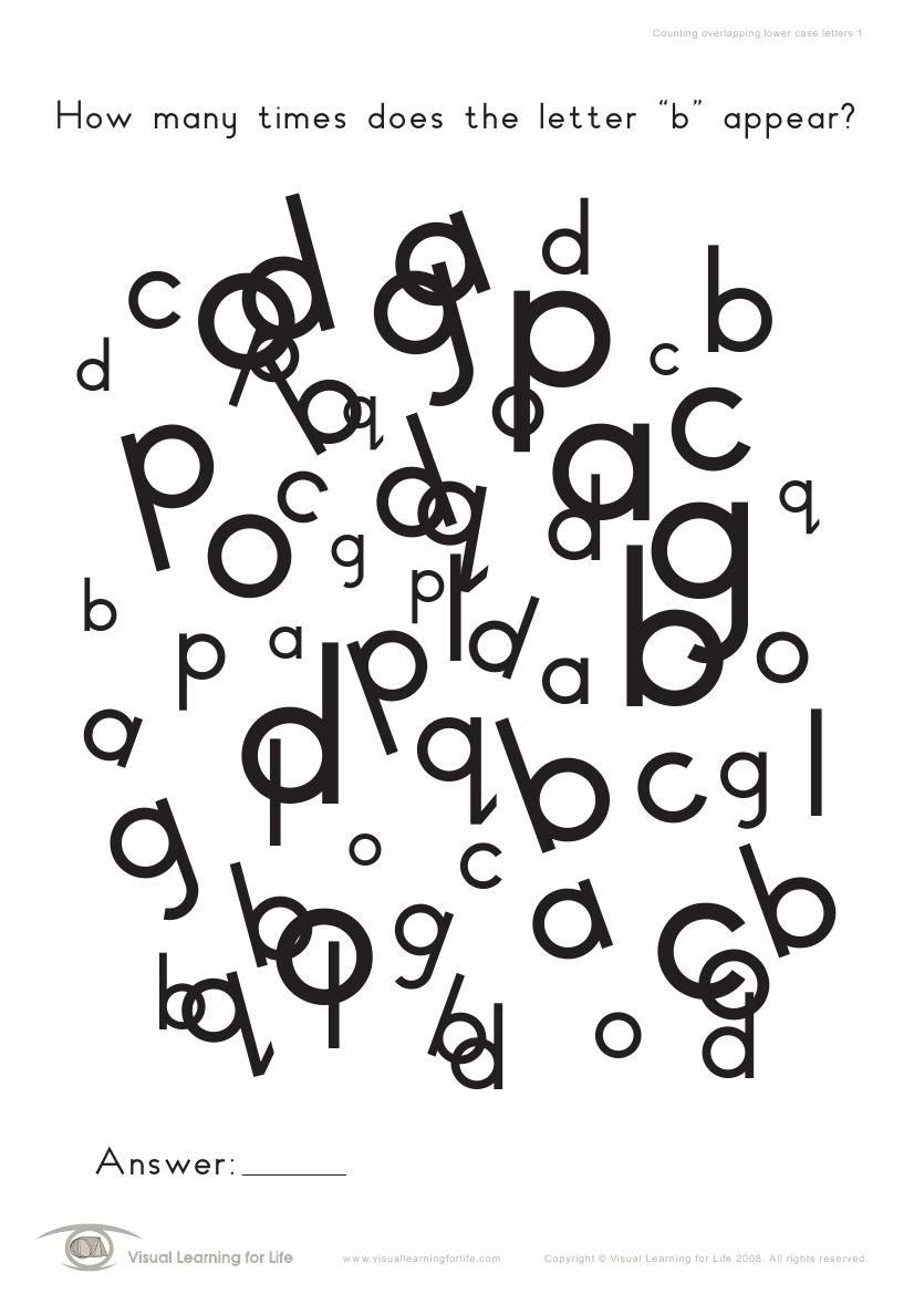 Visual Perceptual Skills Builder