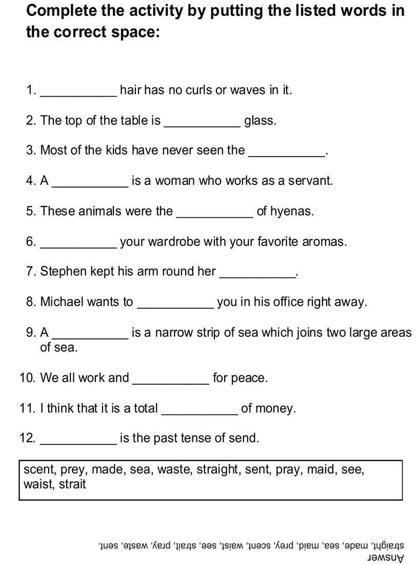 Worksheet