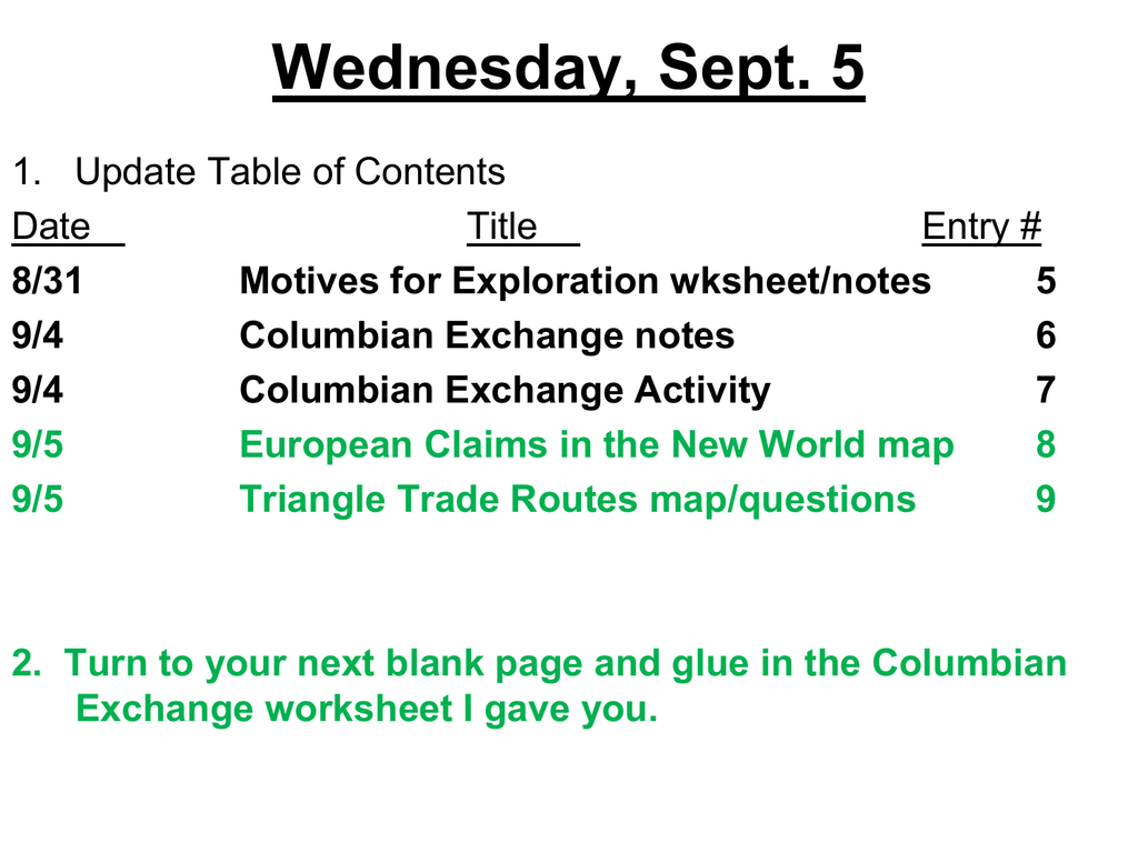 Worksheet  Columbian Exchange Worksheet  Mytourvn Worksheet Study Site