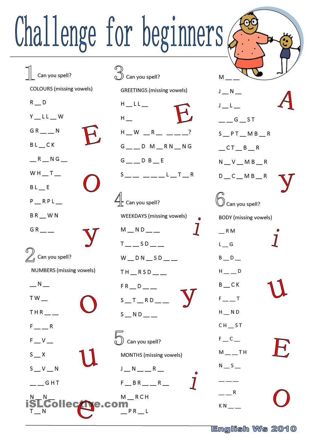 Worksheets For All