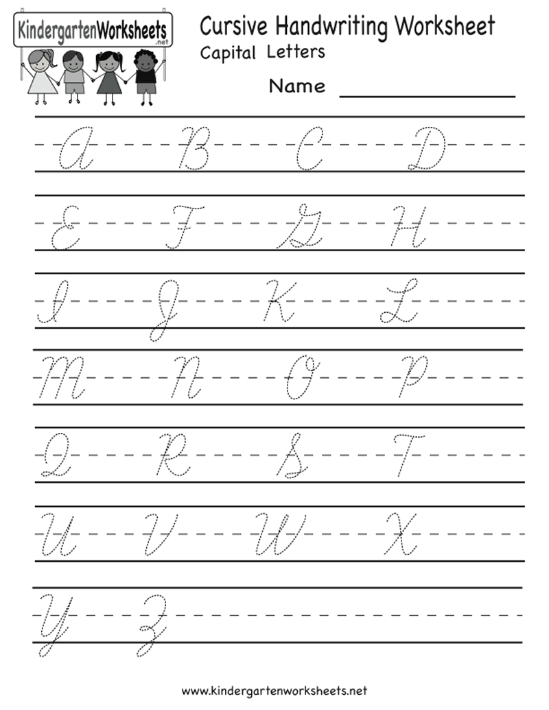 2nd Grade Cursive Worksheets Worksheets For All