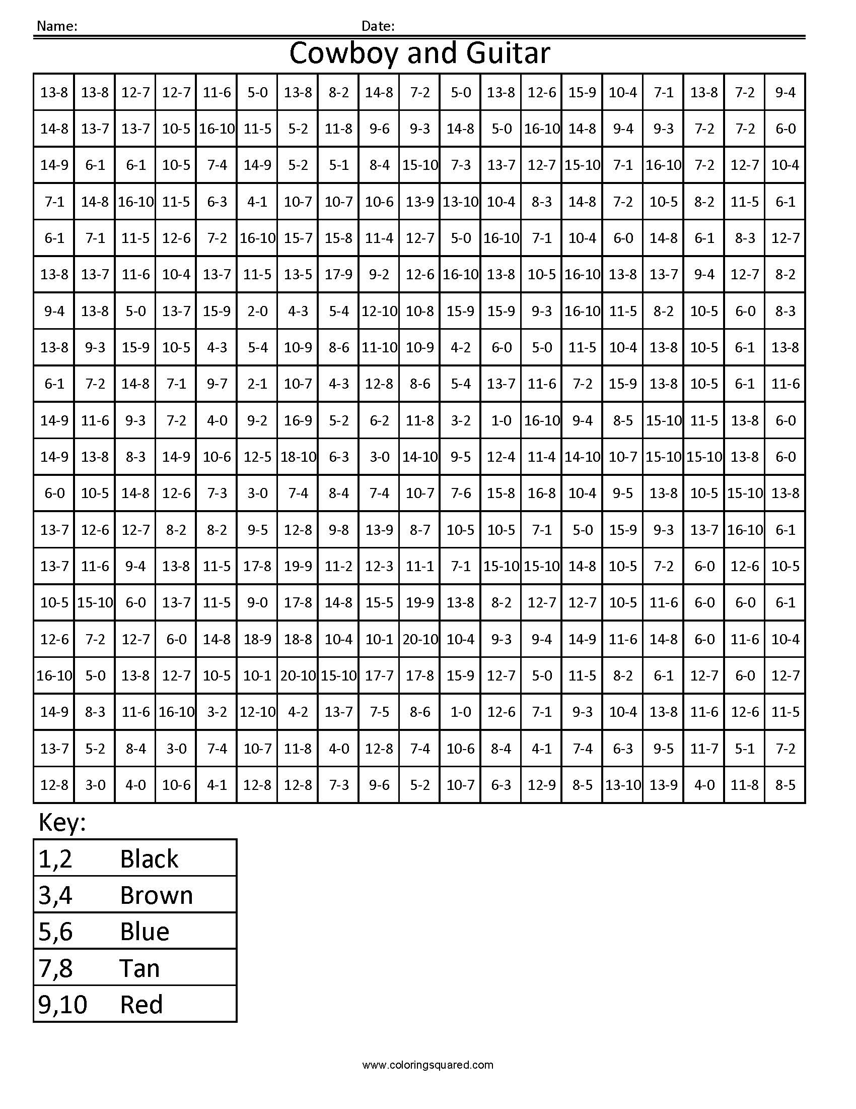 3dsc4 Valentine Free Math Fact Coloring Pages Squared Riddle