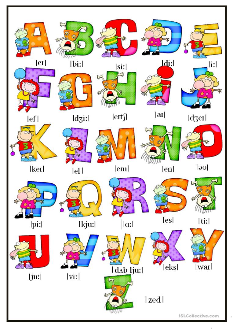 497 Free Esl Alphabet Worksheets