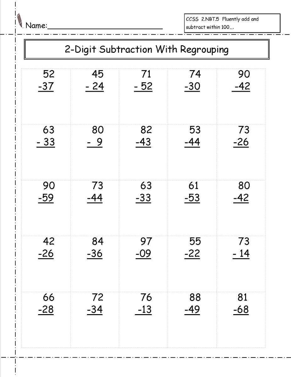 Addition Drill Worksheets Worksheets For All