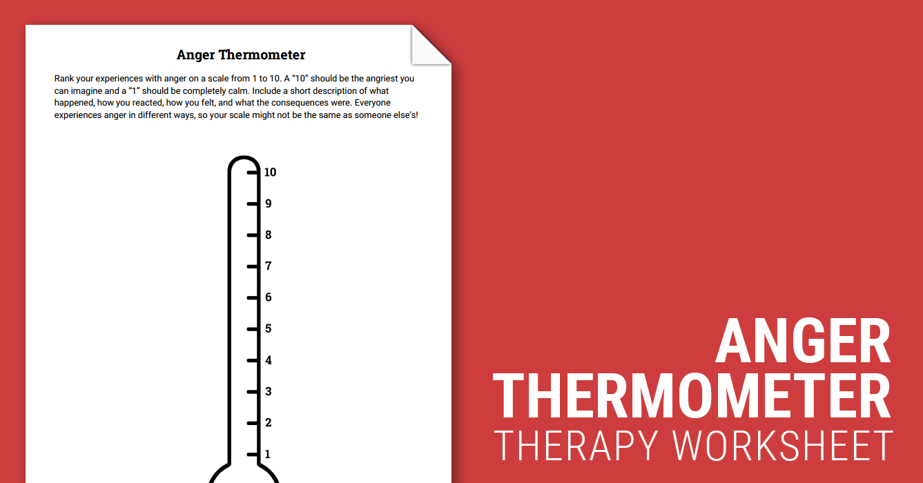 Anger Thermometer (worksheet)