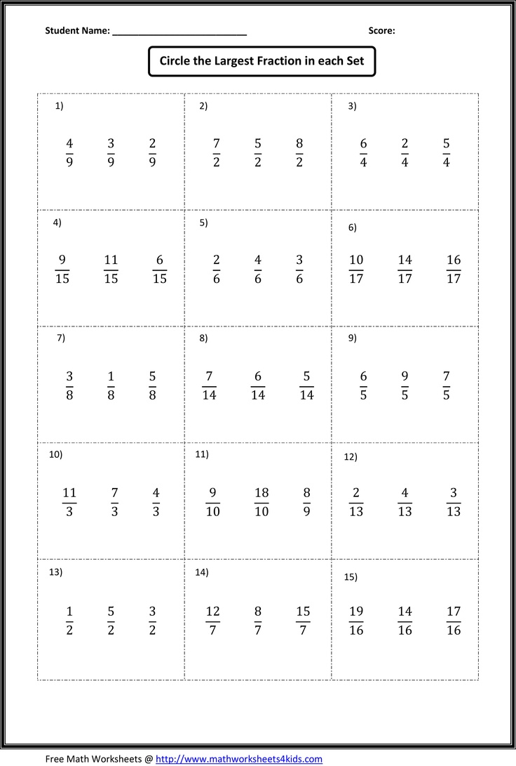 Best 25+ Fractions Worksheets Ideas On Worksheets Samples